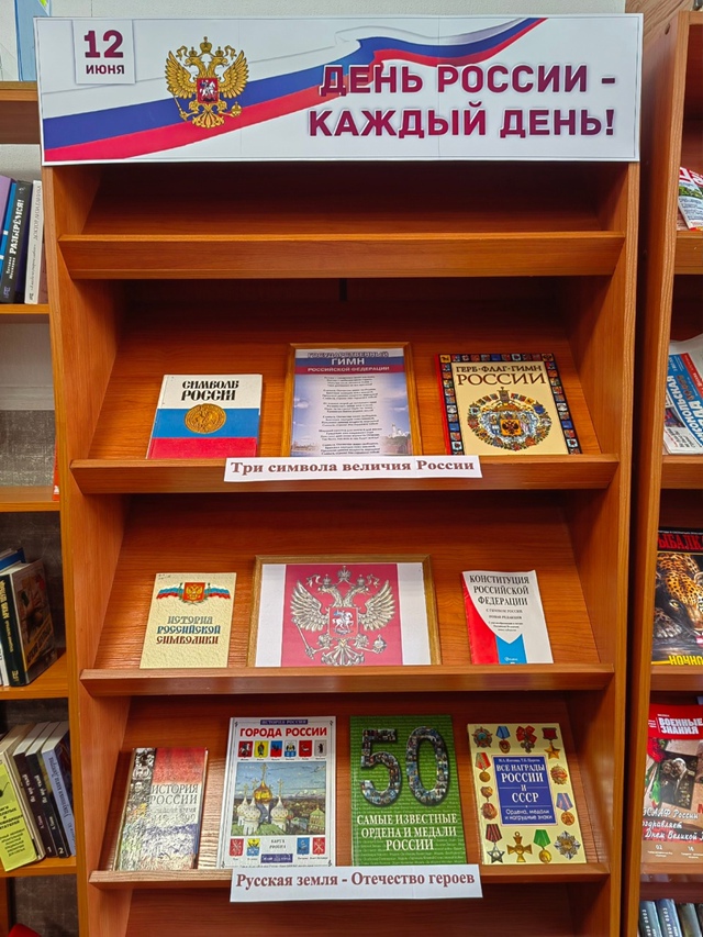 Выставка книг в Верхнетоемской центральной библиотеке